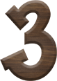 1-5/8 Inch Medium Fiesta Letter #3