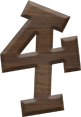 1-5/8 Inch Medium Fiesta Letter #4
