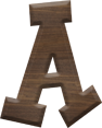 1-5/8 Inch Medium Fiesta Letter A - ALPHA