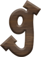 1-5/8 Inch Medium Fiesta Letter G
