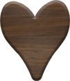 1-5/8 Inch Medium Fiesta Letter HEART
