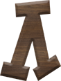 1-5/8 Inch Medium Fiesta Letter LAMBDA