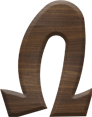 1-5/8 Inch Medium Fiesta Letter OMEGA