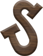 1-5/8 Inch Medium Fiesta Letter S