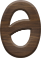 1-5/8 Inch Medium Fiesta Letter THETA