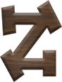 1-5/8 Inch Medium Fiesta Letter Z - ZETA