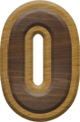 1-7/8 Inch Medium Double Raised Fiesta Letter #0