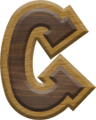 1-7/8 Inch Medium Double Raised Fiesta Letter C