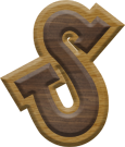 1-7/8 Inch Medium Double Raised Fiesta Letter S