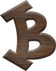 2-1/2 Inch Large Fiesta Letter B - BETA