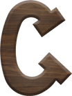 2-1/2 Inch Large Fiesta Letter C