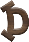 2-1/2 Inch Large Fiesta Letter D