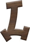 2-1/2 Inch Large Fiesta Letter L