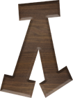 2-1/2 Inch Large Fiesta Letter LAMBDA