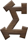 2-1/2 Inch Large Fiesta Letter SIGMA