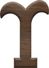 2-1/2 Inch Large Fiesta Letter UPSILON