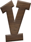 2-1/2 Inch Large Fiesta Letter V
