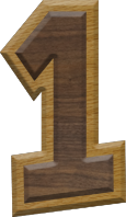 2-1/2 Inch Large Fiesta Letter #1
