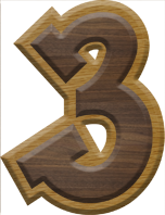 2-1/2 Inch Large Fiesta Letter #3