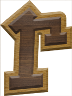 2-3/4 Inch Large Double Raised Fiesta Letter GAMMA