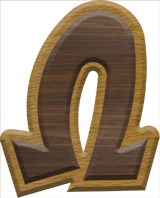 2-3/4 Inch Large Double Raised Fiesta Letter OMEGA
