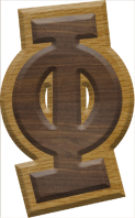 2-3/4 Inch Large Double Raised Fiesta Letter PHI