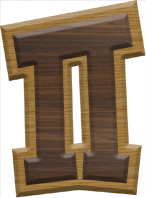 2-3/4 Inch Large Double Raised Fiesta Letter PI