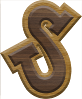 2-3/4 Inch Large Double Raised Fiesta Letter S