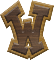 2-3/4 Inch Large Double Raised Fiesta Letter W