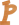 8 Inch Fiesta Letter P - RHO